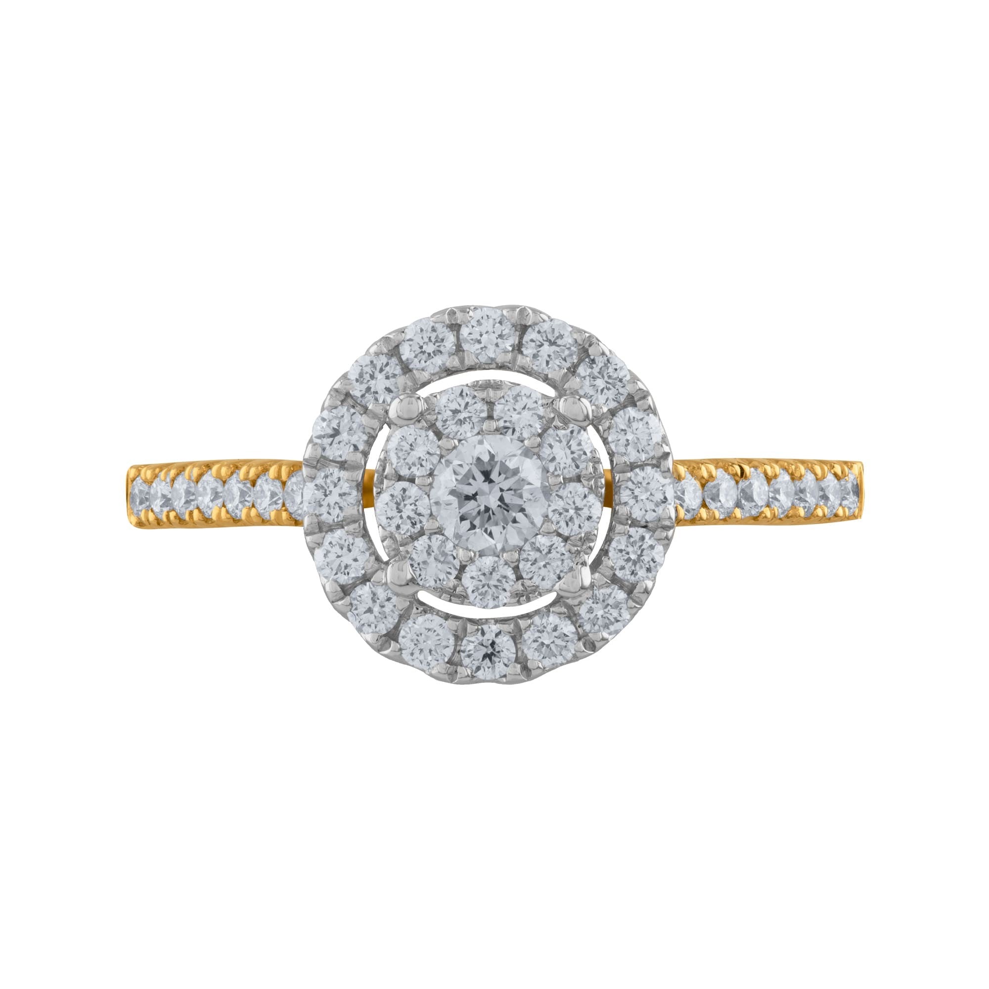 ANILLO FLOR CON DIAMANTES