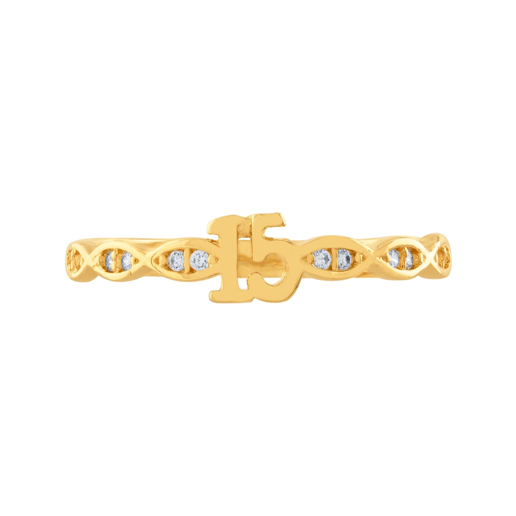 ANILLO 15 AÑOS OVALOS CON ZIRCON