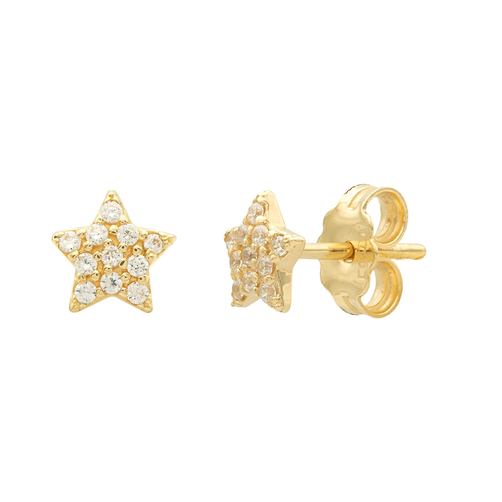 ARETES ESTRELLAS EN ZIRCONES
