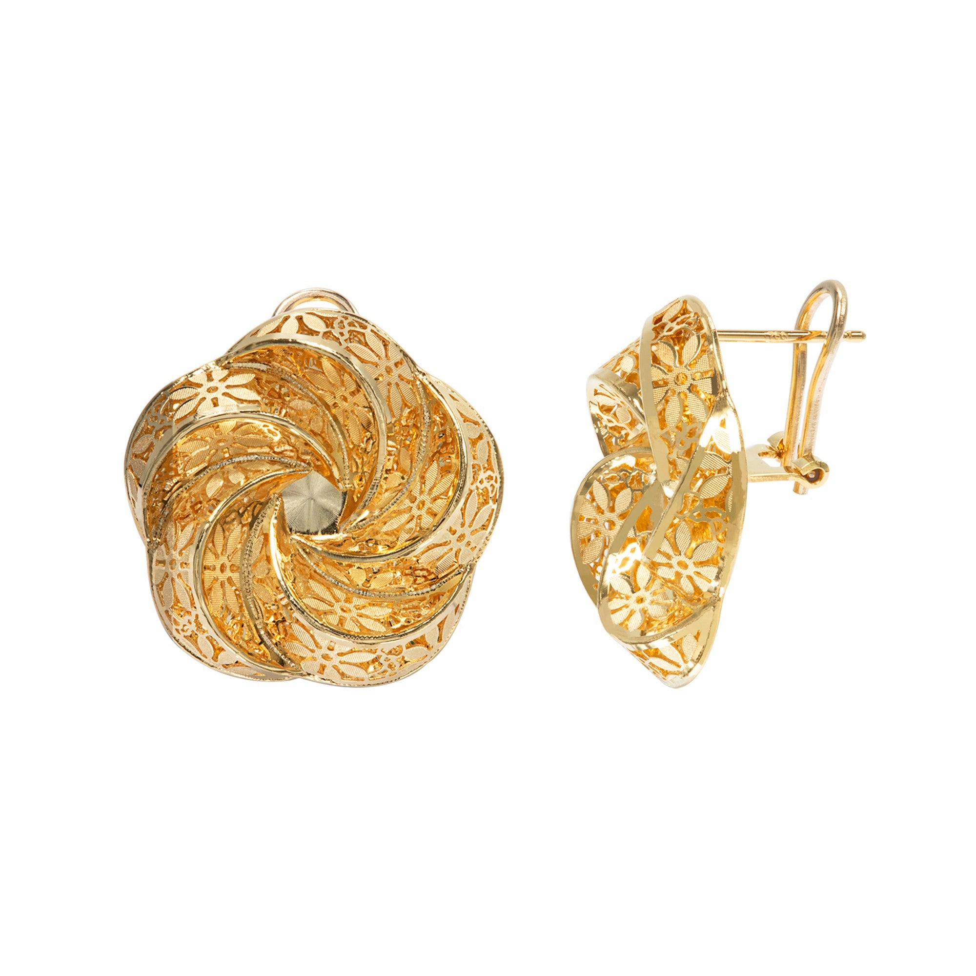 ARETES FLOR FILIGRANA