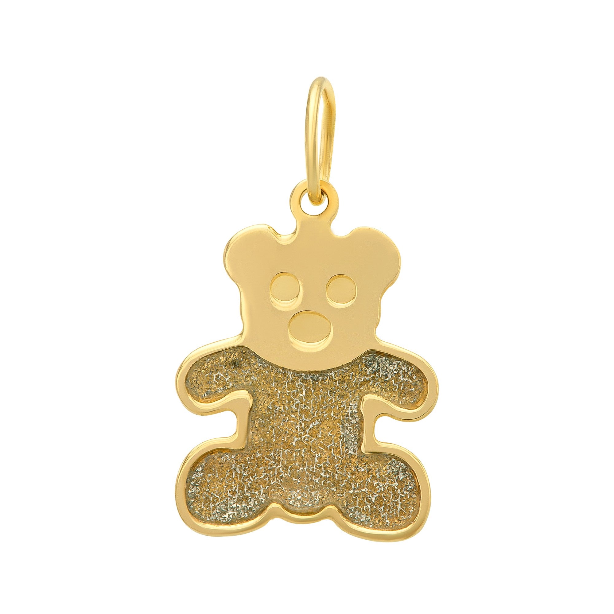 DIJE OSO CON ZIRCÓN ESCARCHADO