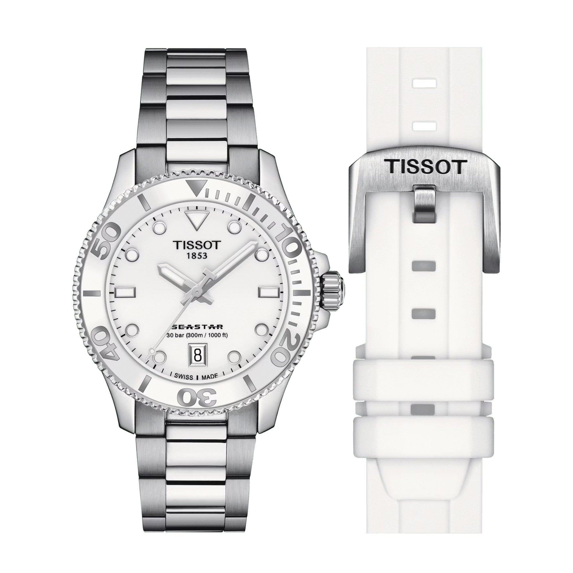 Reloj Tissot Seastar 1000 T1202101101100 Dama