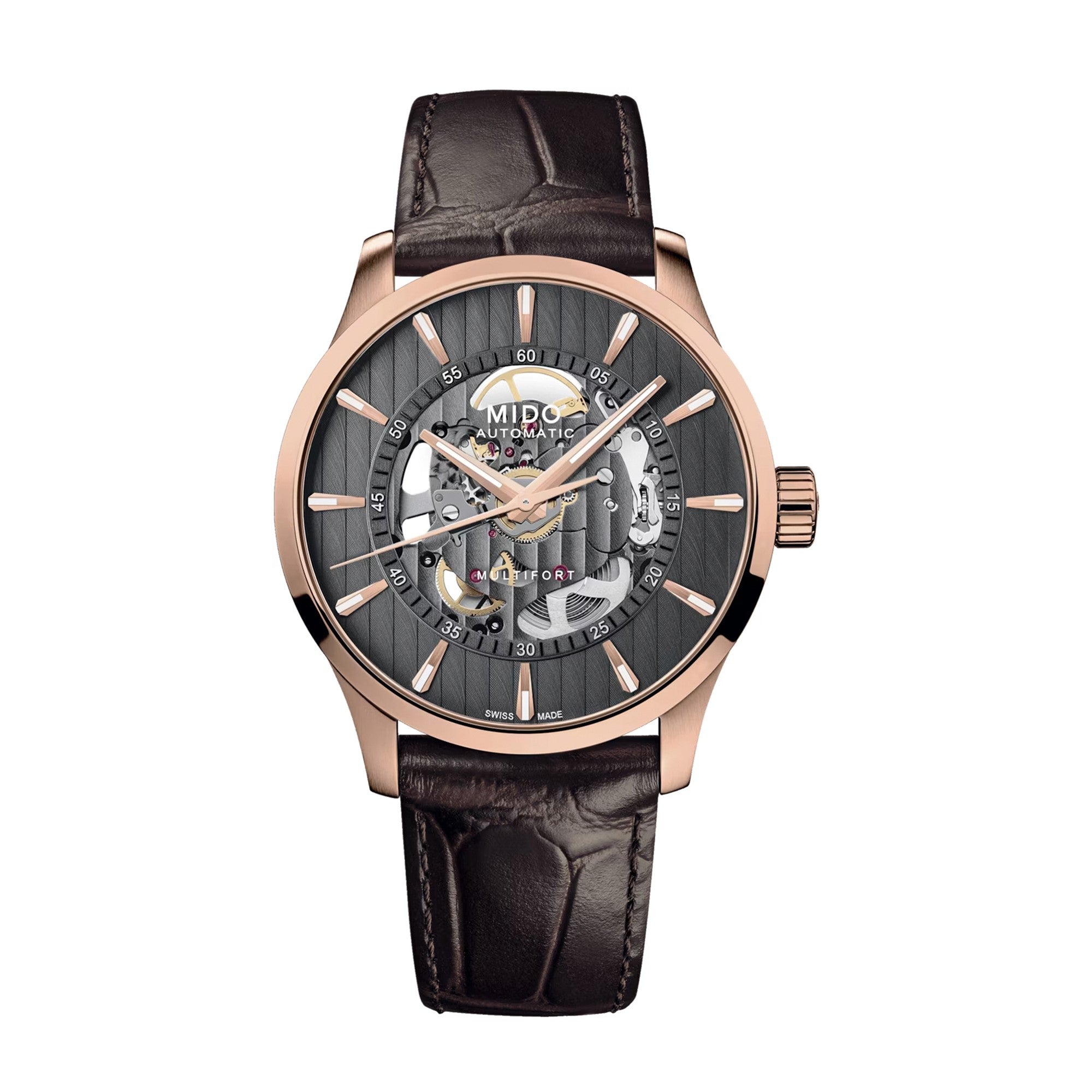 Reloj Mido Multifort Skeleton Vertigo M0384363606100 Caballero