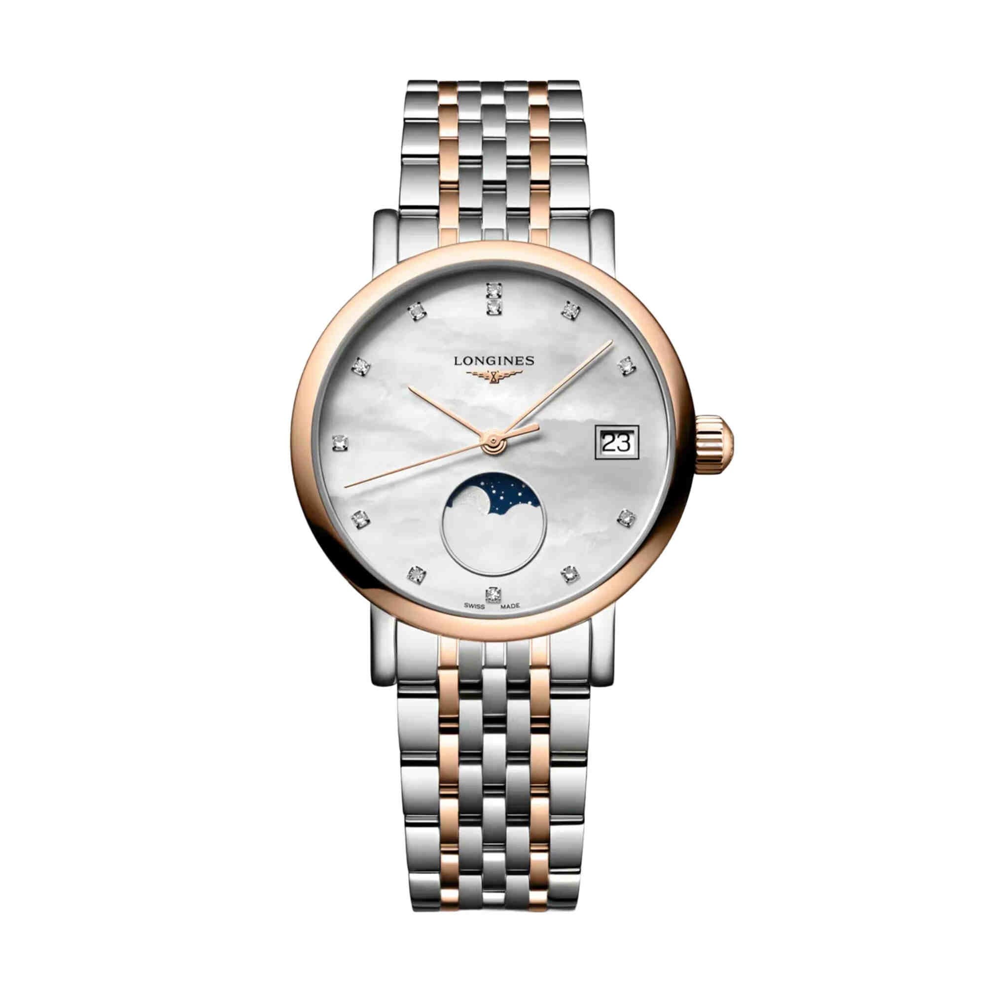 Reloj Longines Elegant Collection Moonphase L43305877 Dama