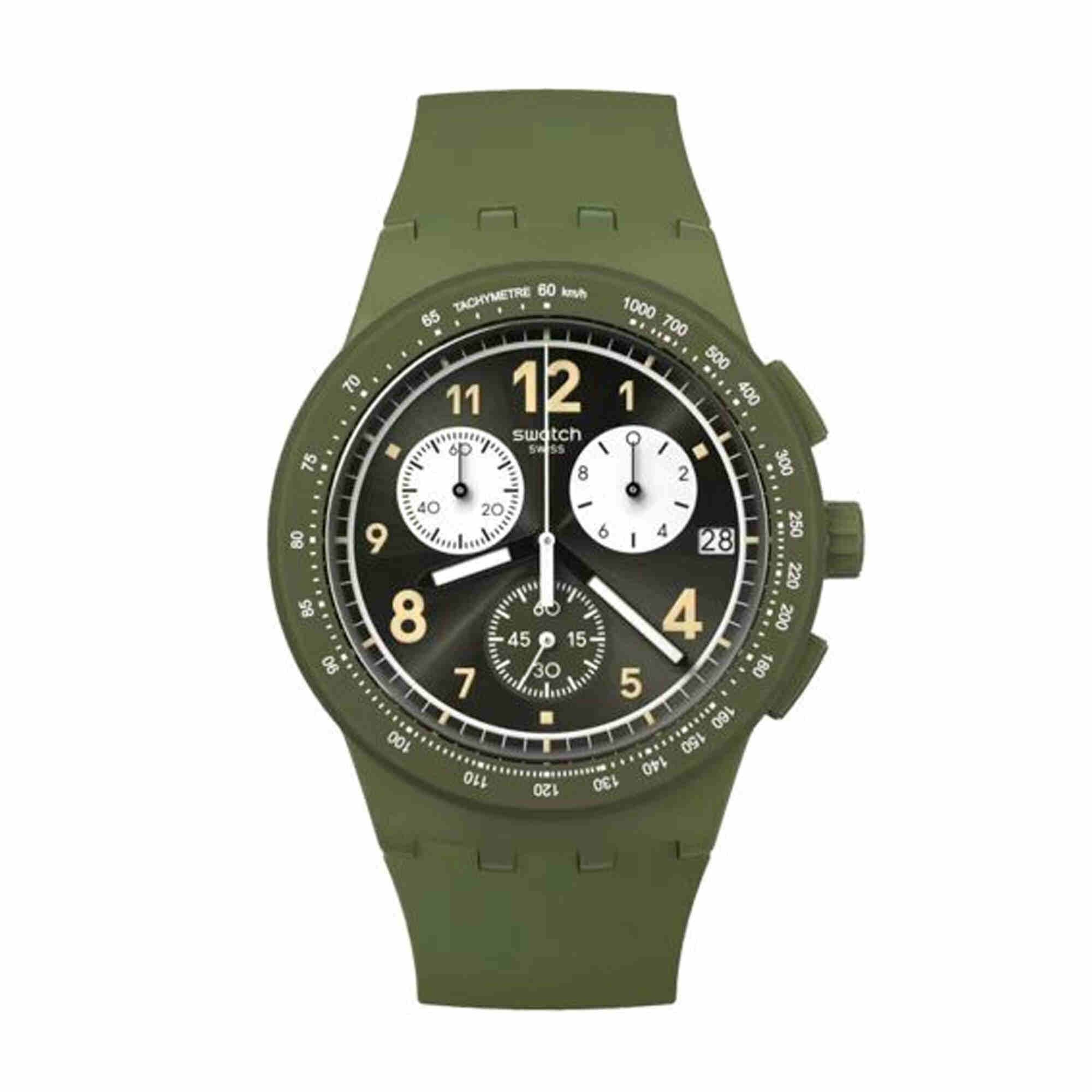 Reloj Swatch Nothing Basic About Green SUSG406 Caballero