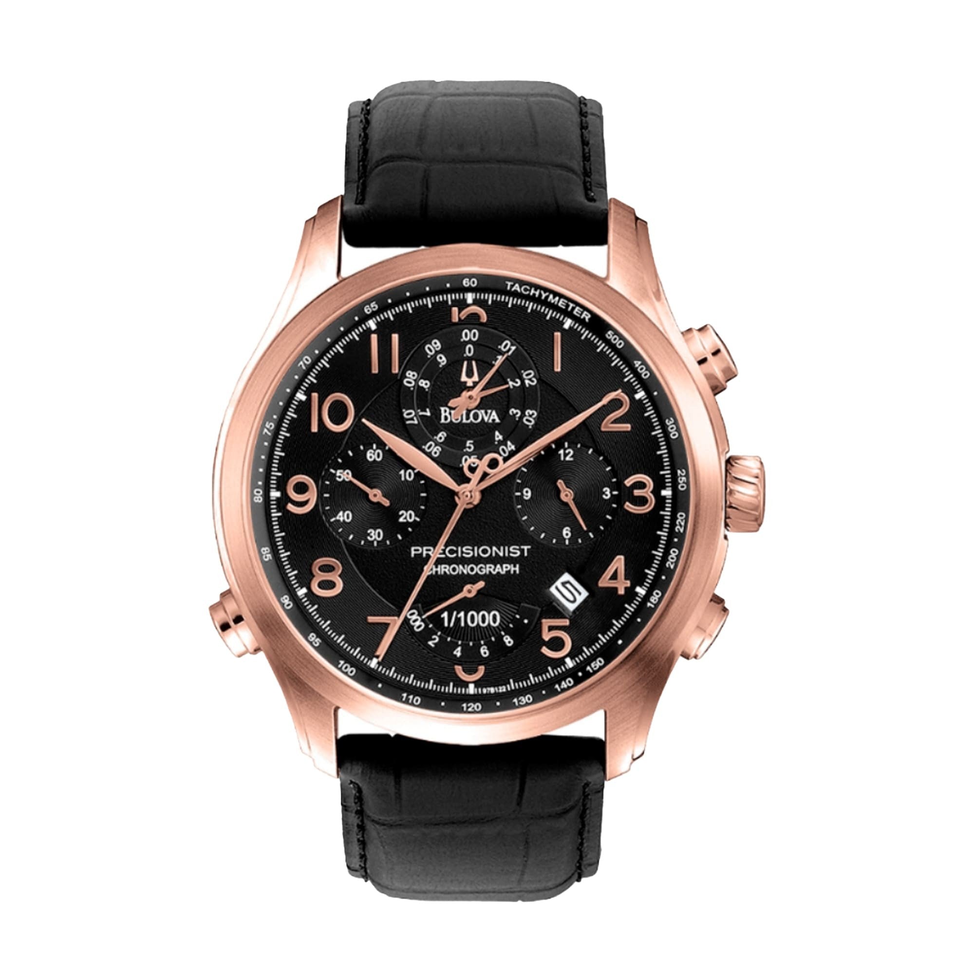 Reloj Bulova Precisionist Black Dial 97B122 Caballero