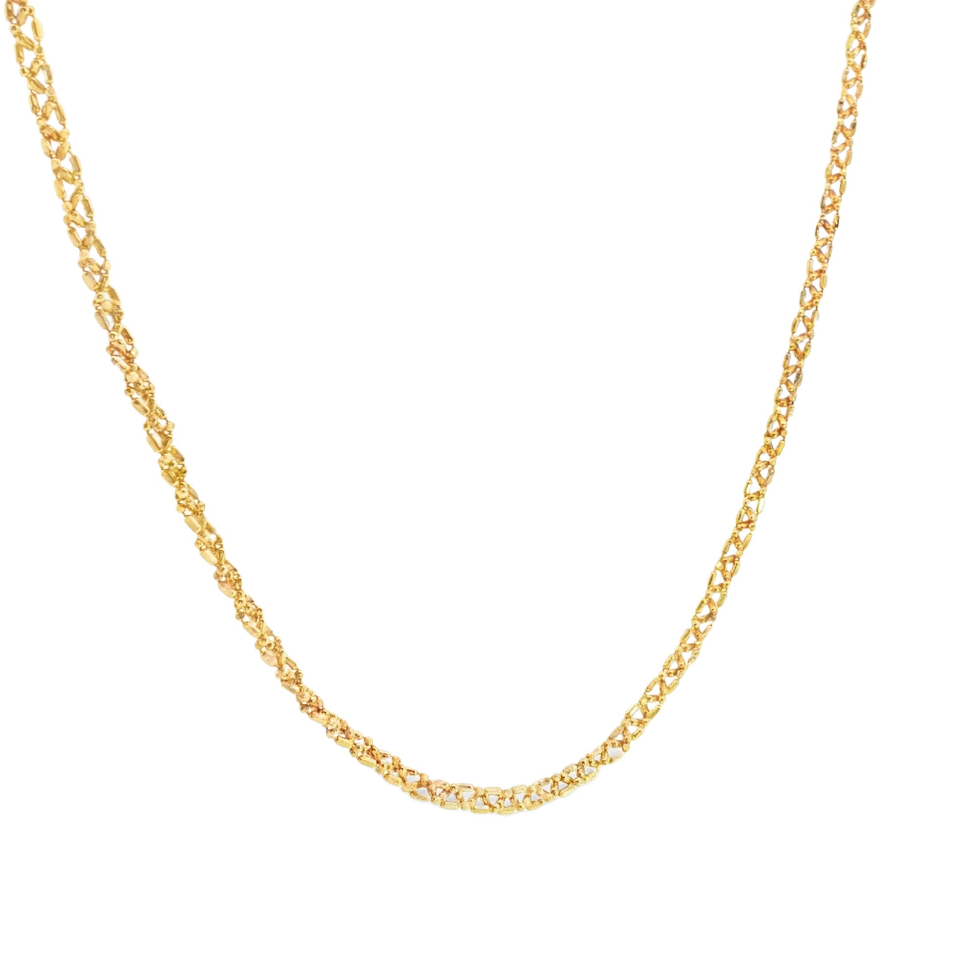 CADENA TEJIDO TRENZA 45 CM