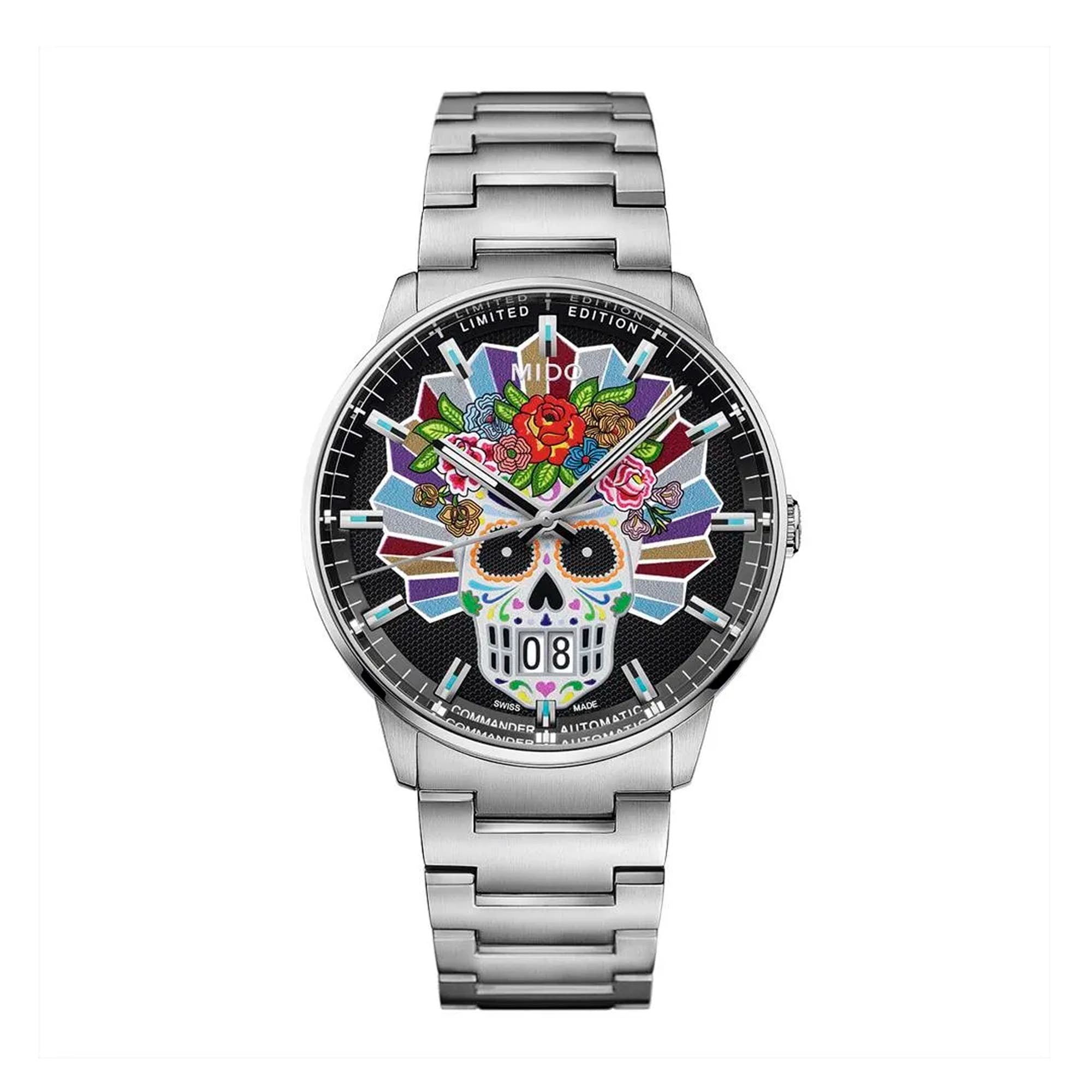 Reloj Mido Commander Big Date Catrina Limited Edition M0216261105102 Caballero