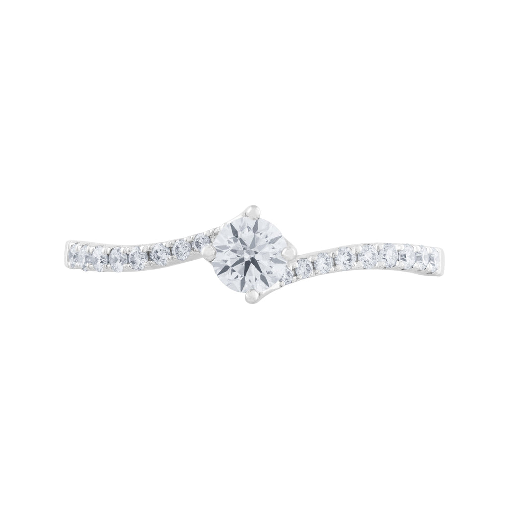 ANILLO SOLITARIO CON DIAMANTES
