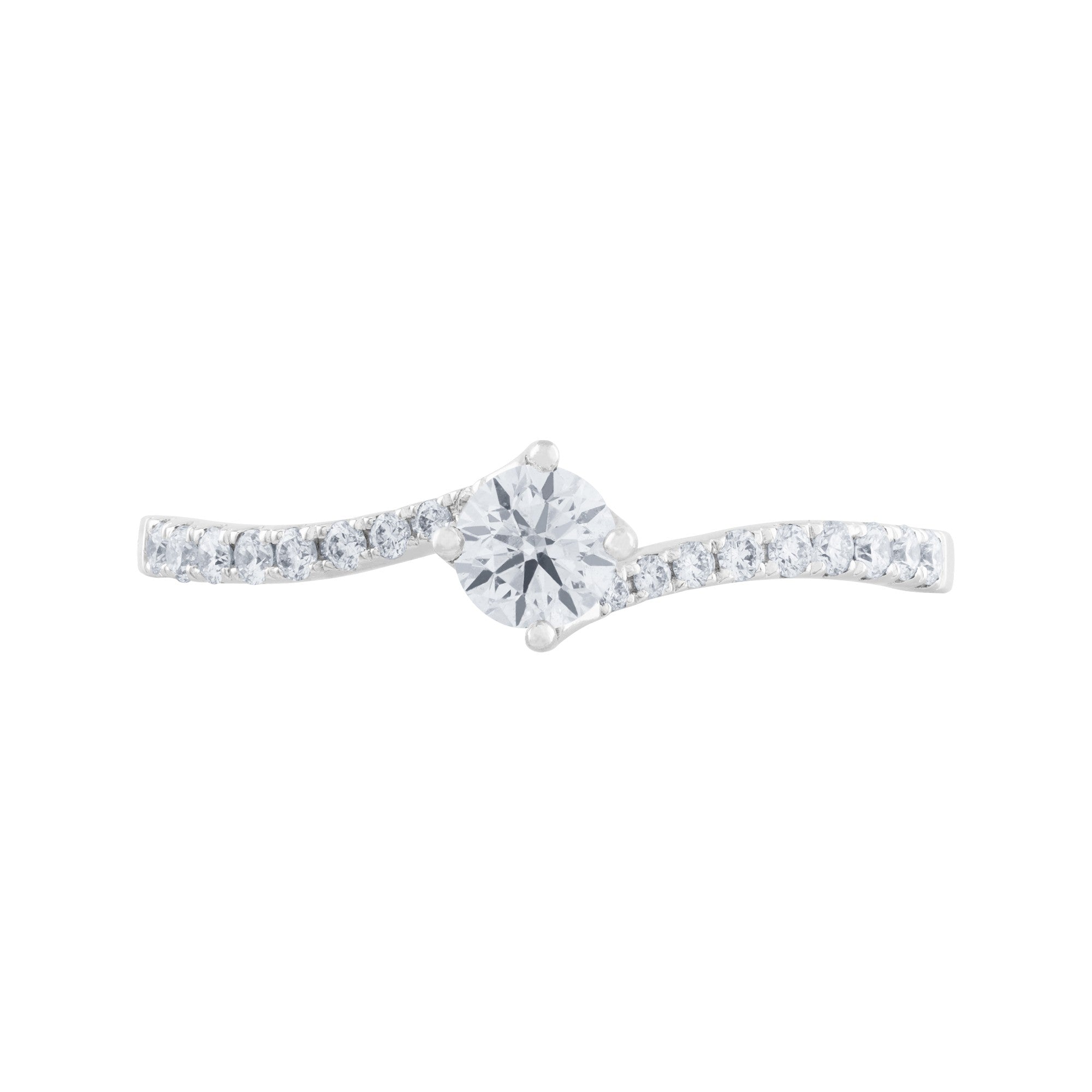 ANILLO SOLITARIO CON DIAMANTES