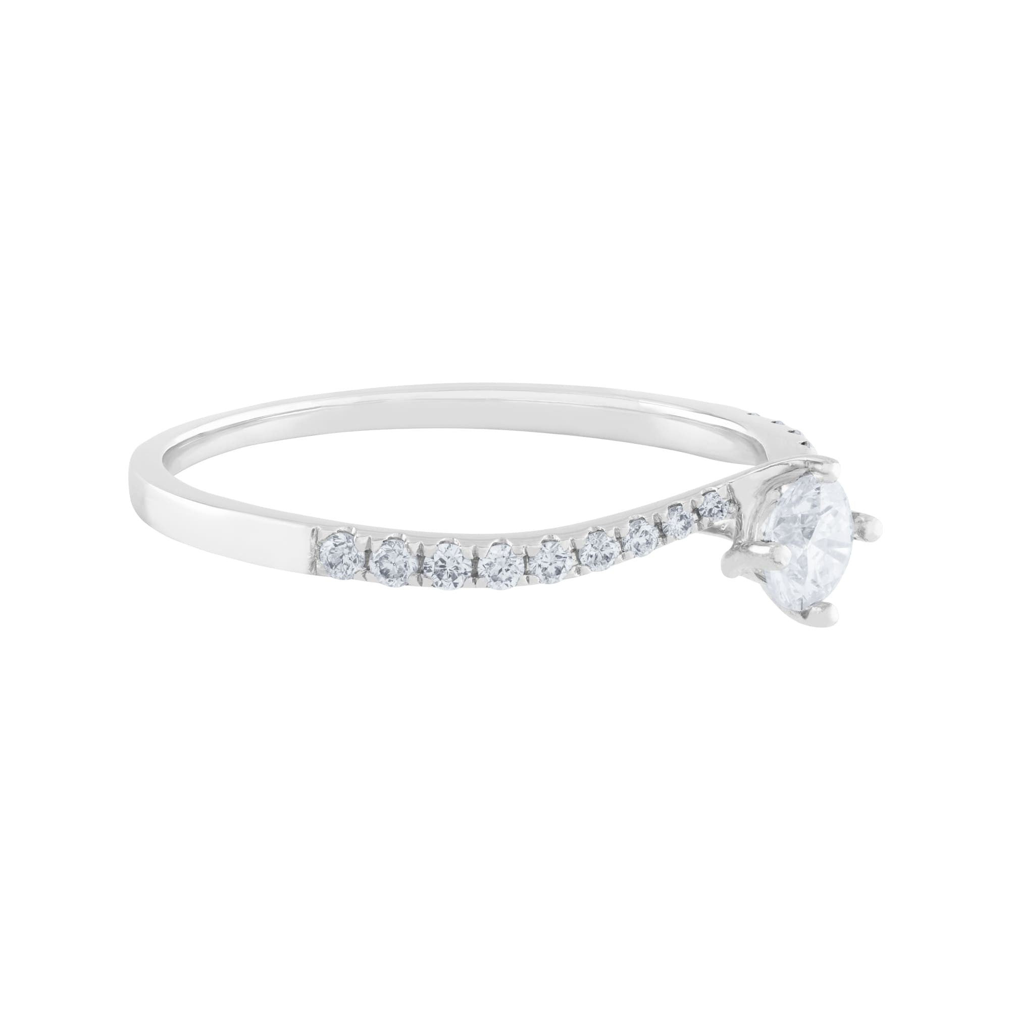 ANILLO SOLITARIO CON DIAMANTES