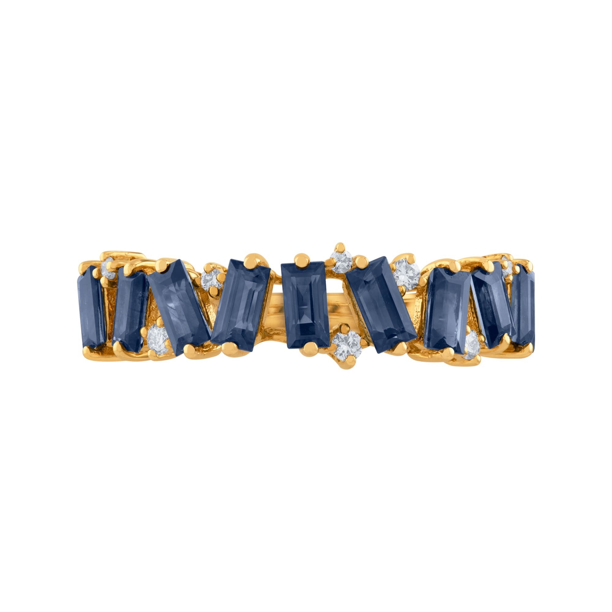 ANILLO ZIGZAG CON ZAFIRO
