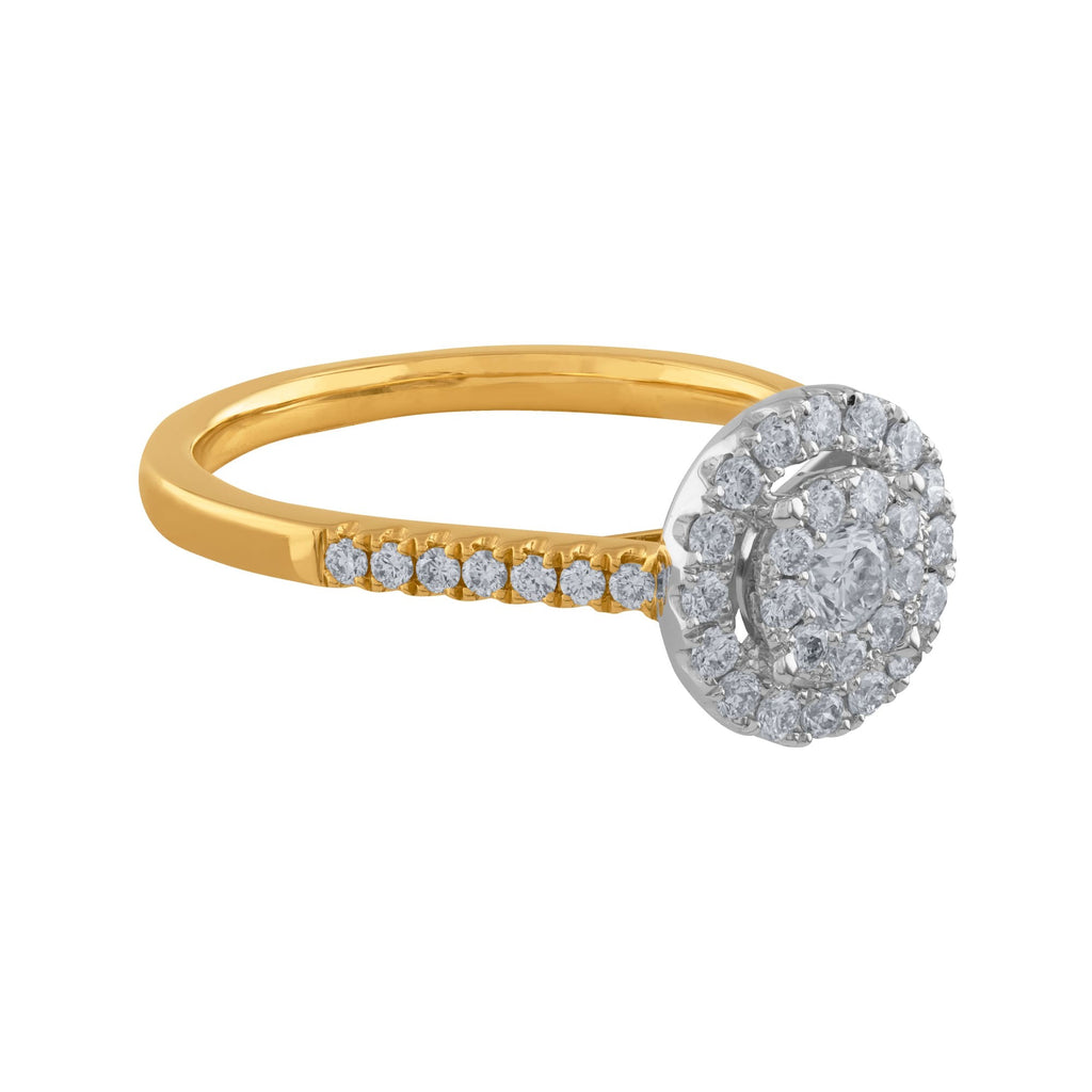 ANILLO FLOR CON DIAMANTES