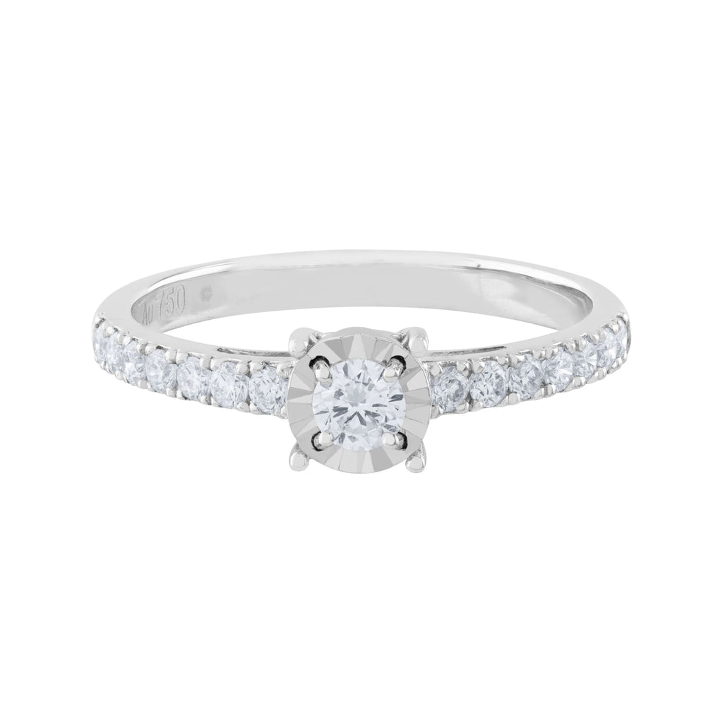 ANILLO COMPROMISO CON DIAMANTES