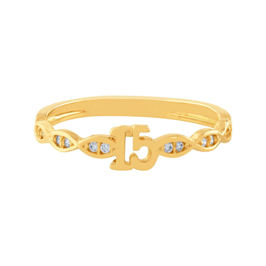 ANILLO 15 AÑOS OVALOS CON ZIRCON