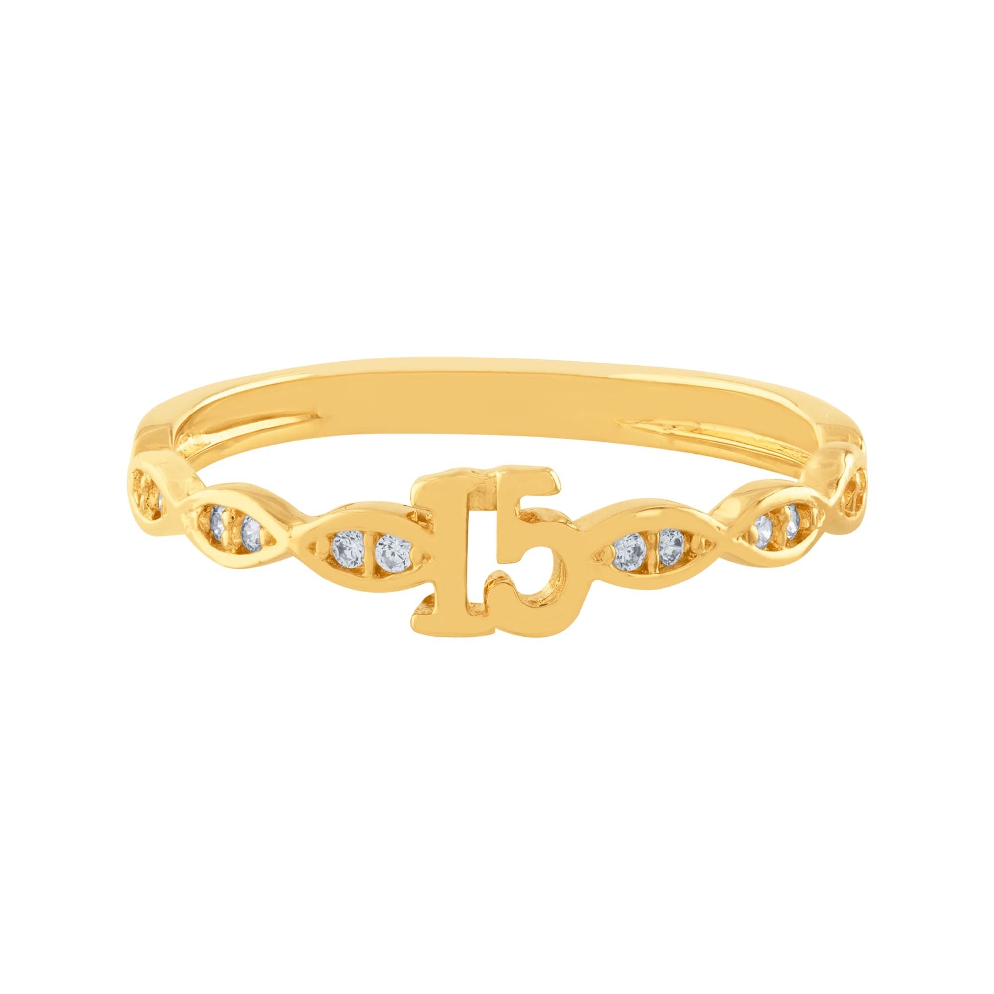 ANILLO 15 AÑOS OVALOS CON ZIRCON