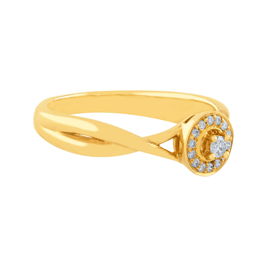 ANILLO DE COMPROMISO CON DIAMANTES CIRCULAR