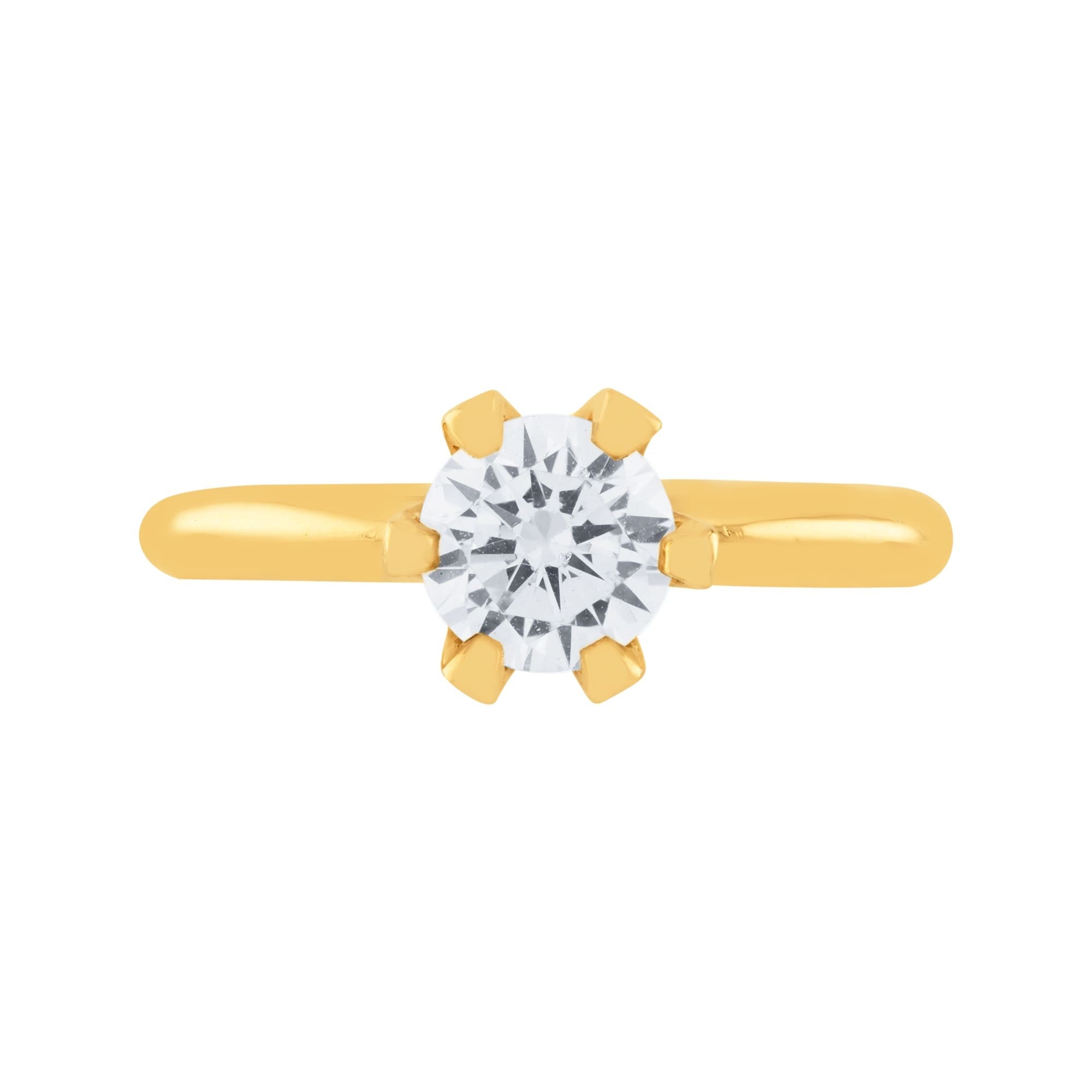 ANILLO SOLITARIO CON ZIRCON