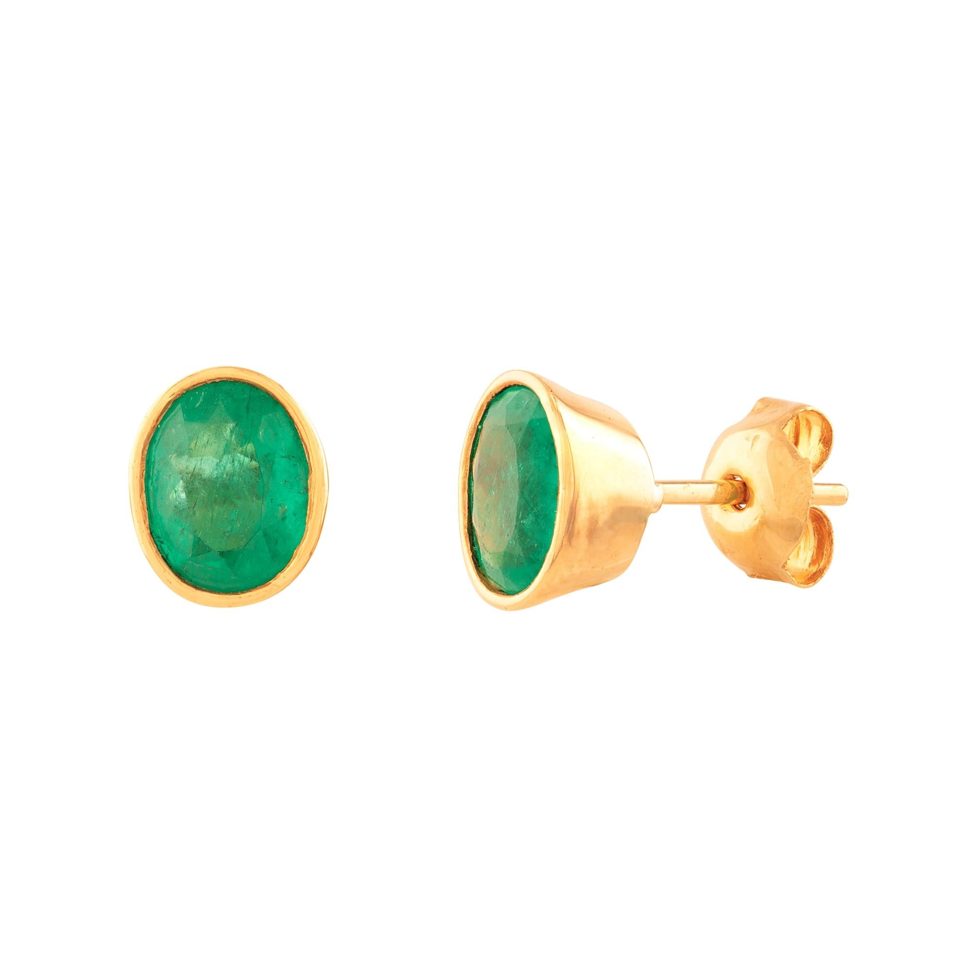 ARETES CON ESMERALDAS