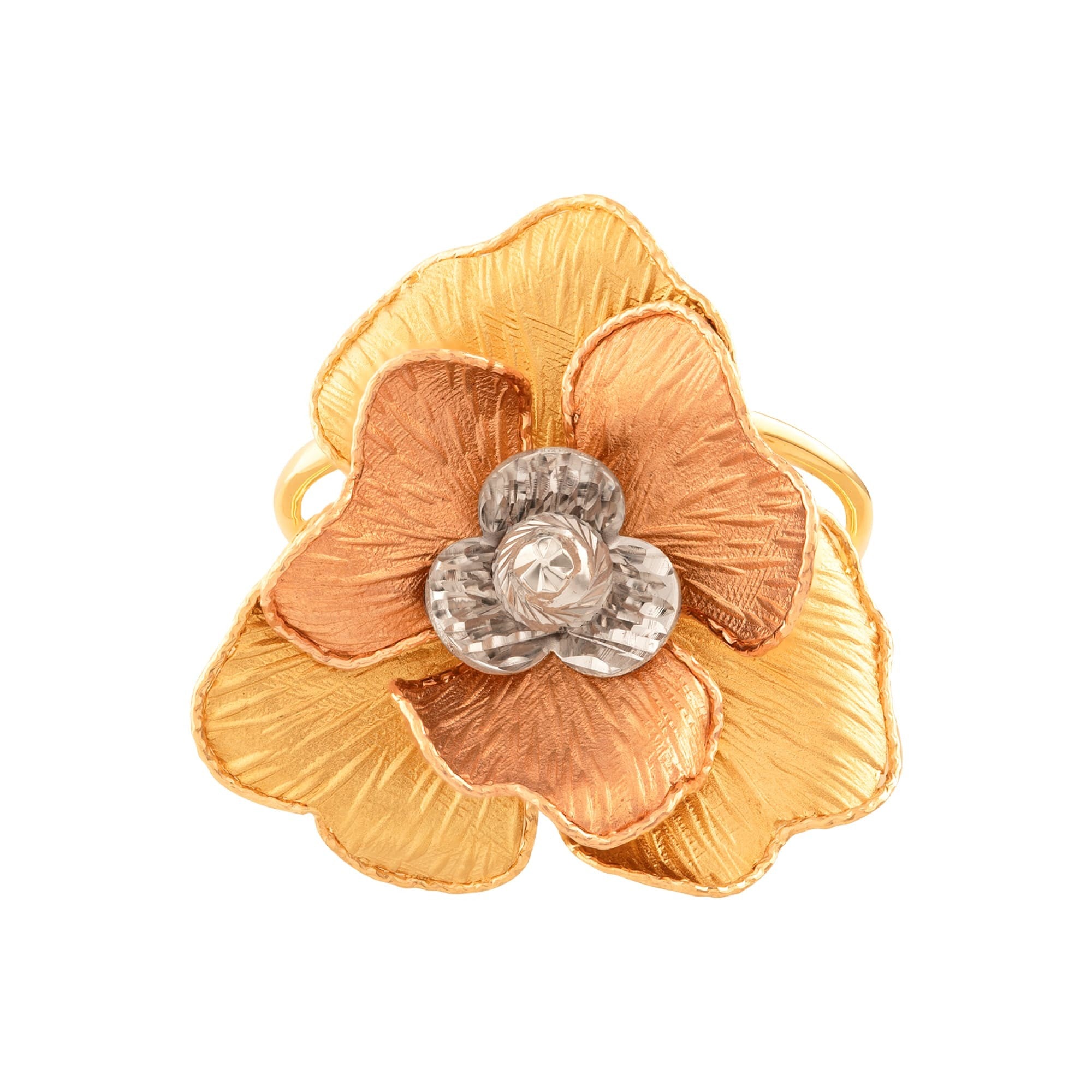 ANILLO FLOR 3 OROS