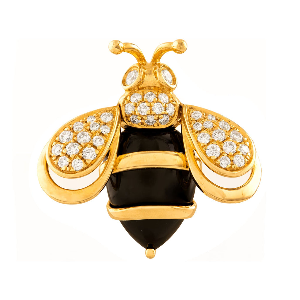 ANILLO ABEJA CON DIAMANTES