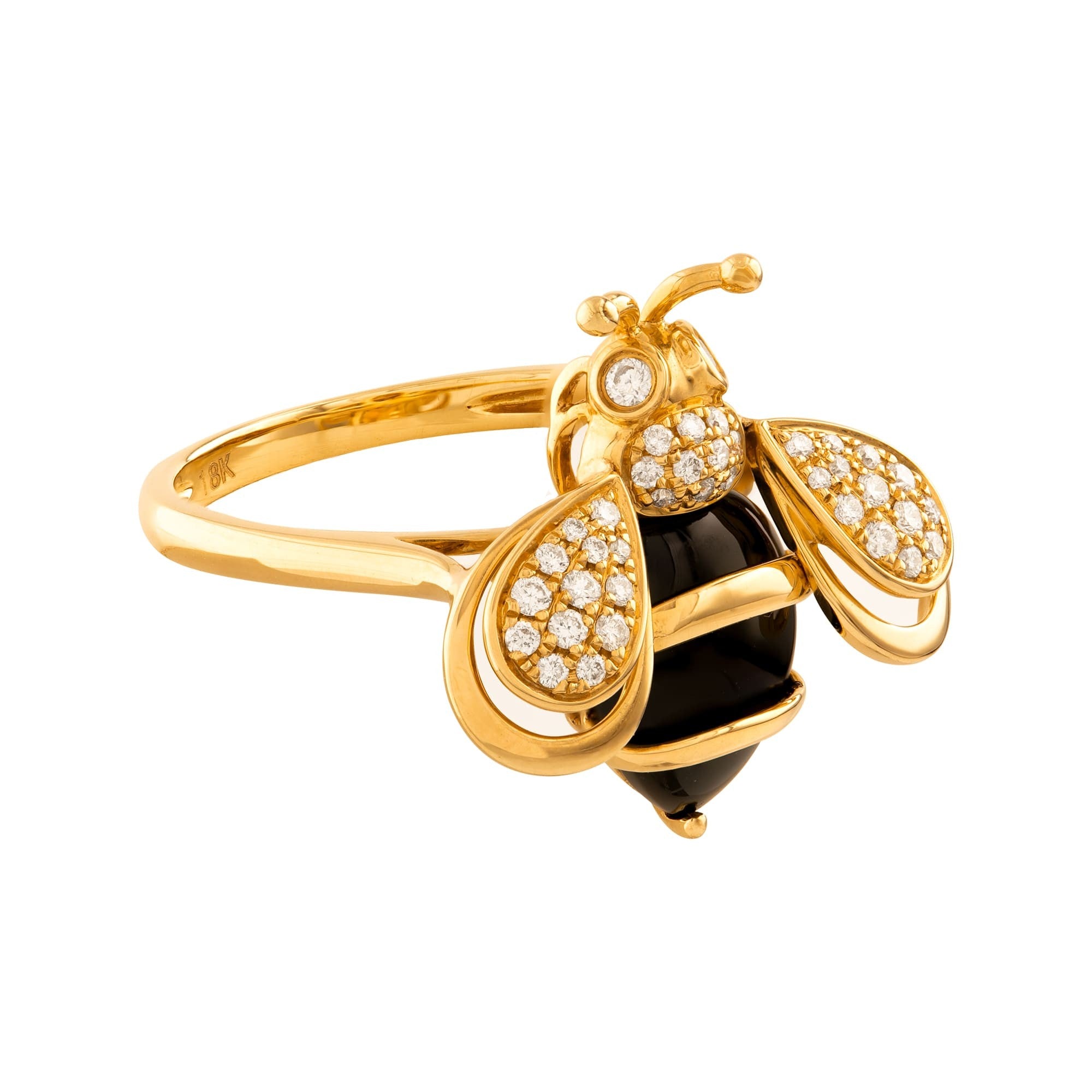 ANILLO ABEJA CON DIAMANTES