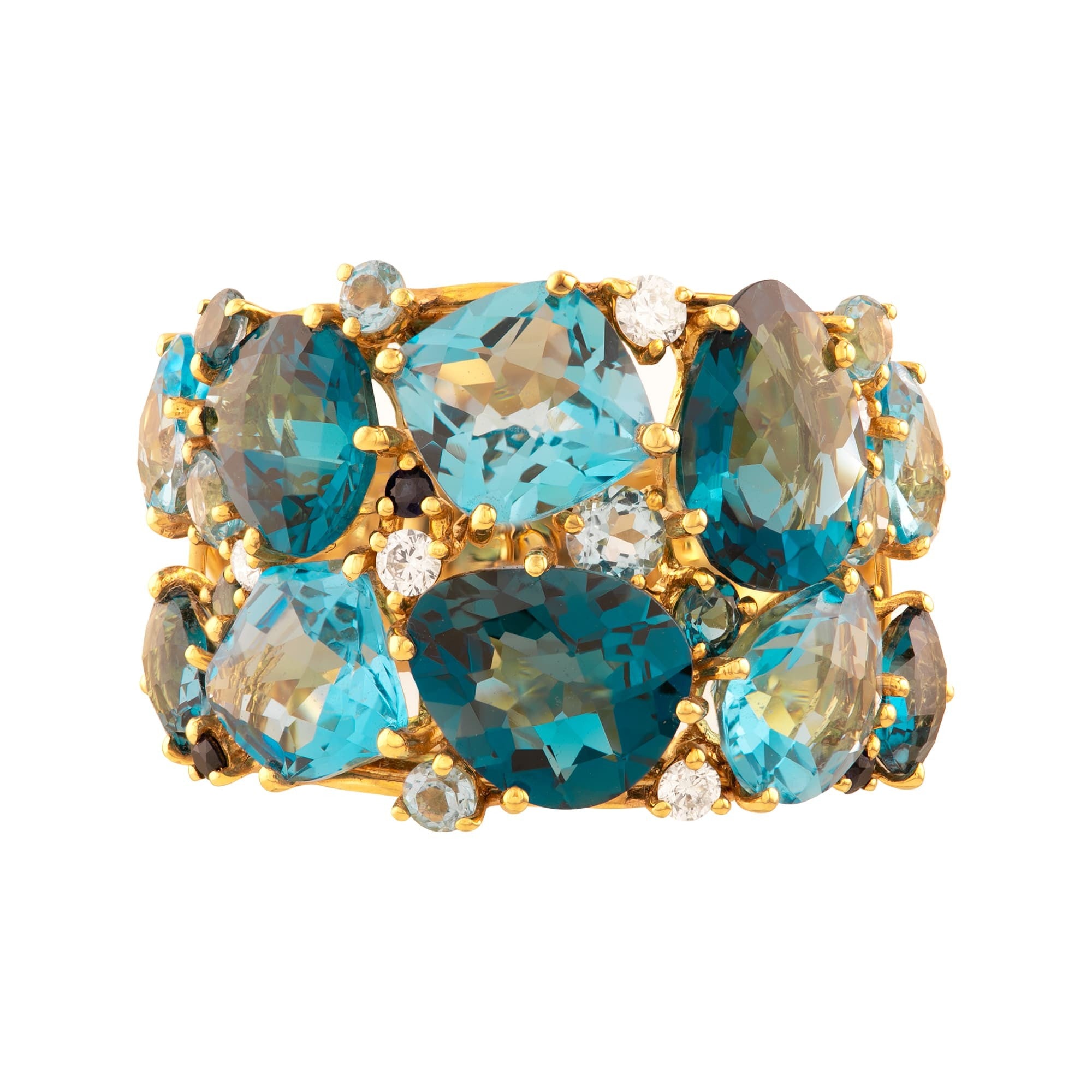 ANILLO PIEDRAS PRECIOSAS MIXTAS