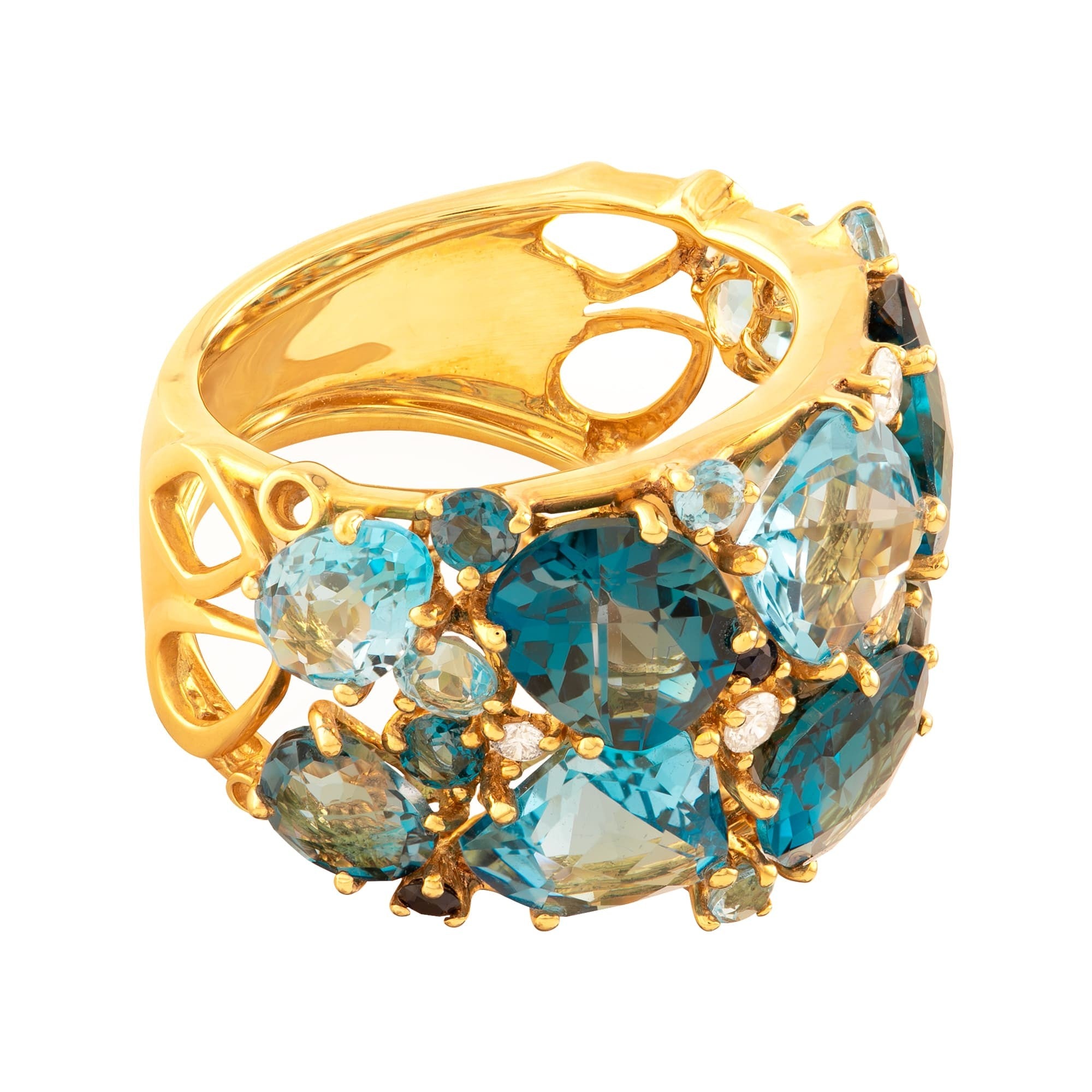 ANILLO PIEDRAS PRECIOSAS MIXTAS