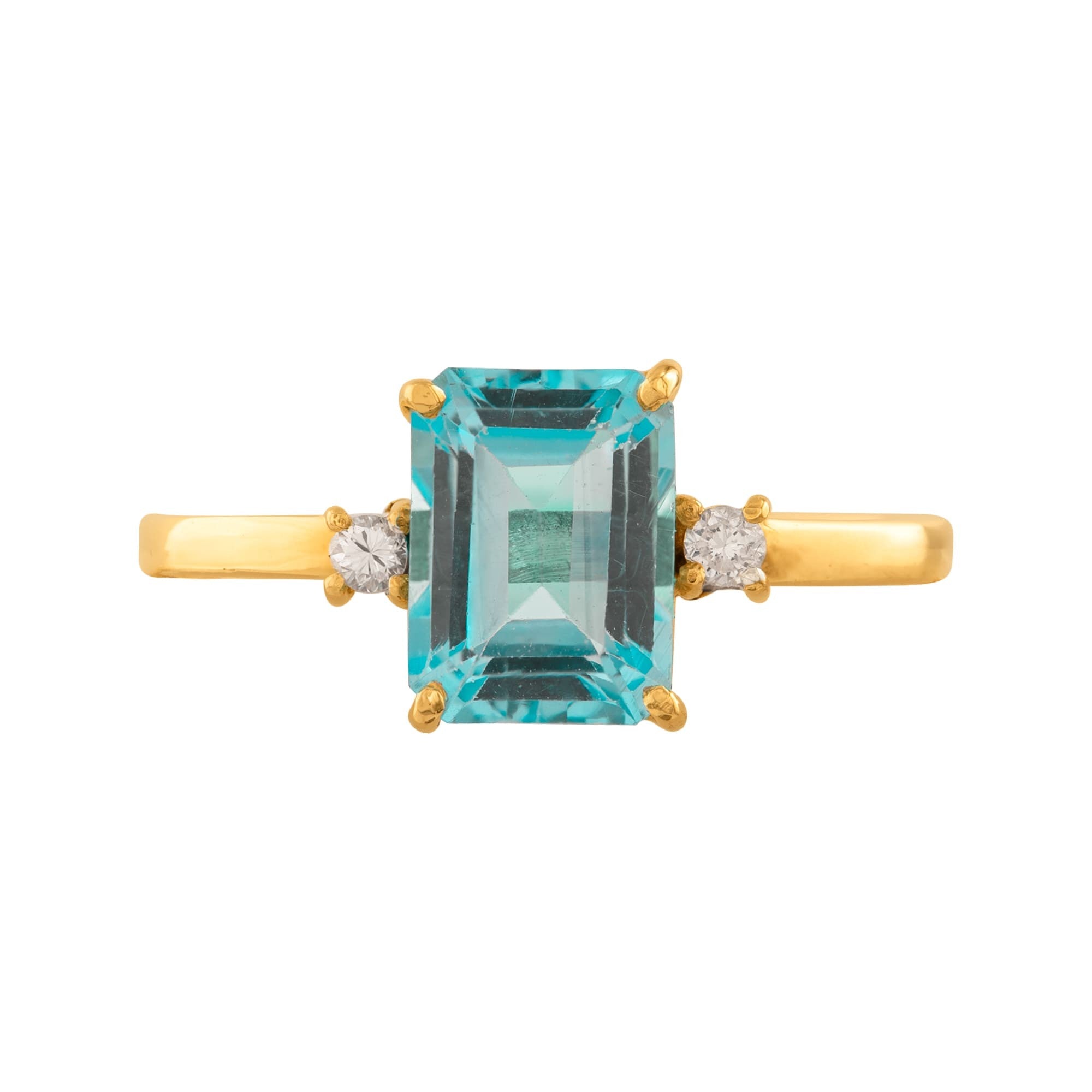 ANILLO TOPACIO RECTANGULAR