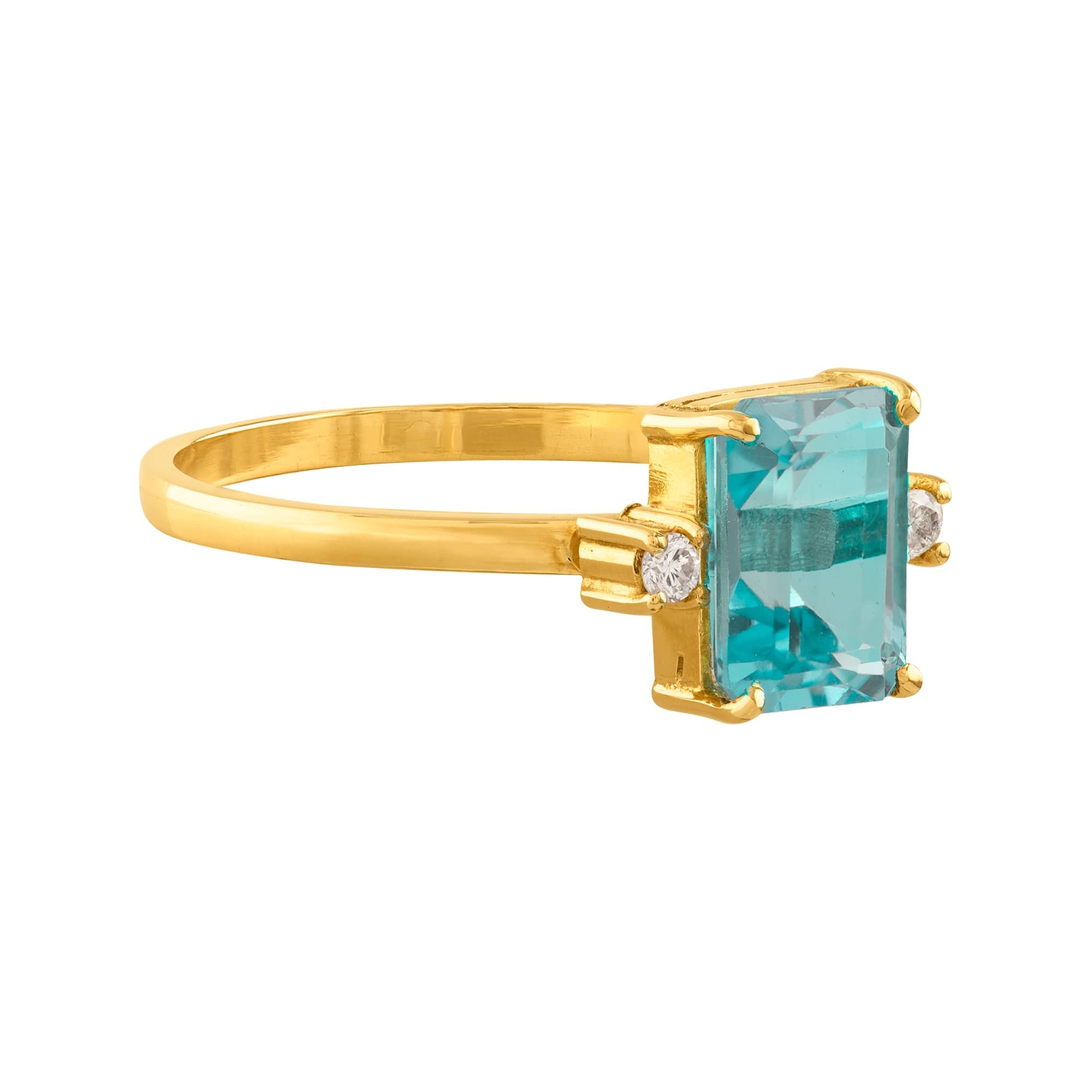 ANILLO TOPACIO RECTANGULAR