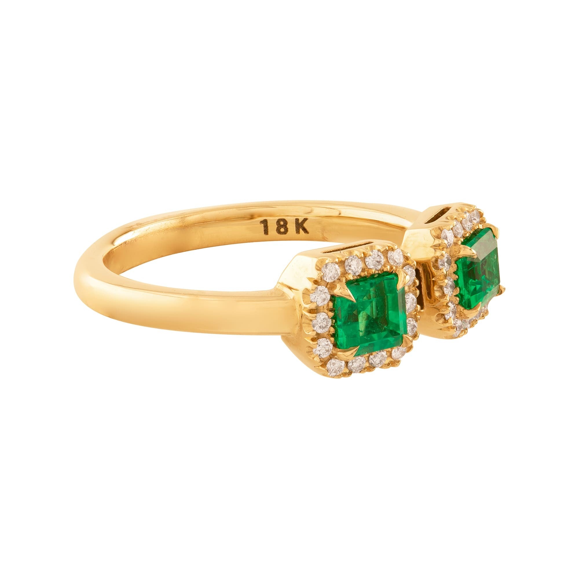 ANILLO CUADROS SEPARADOS