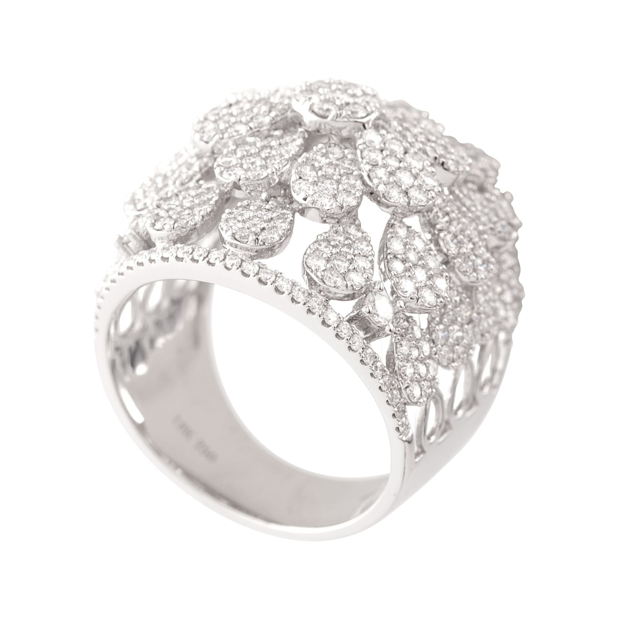 ANILLO FLOR CON DIAMANTES