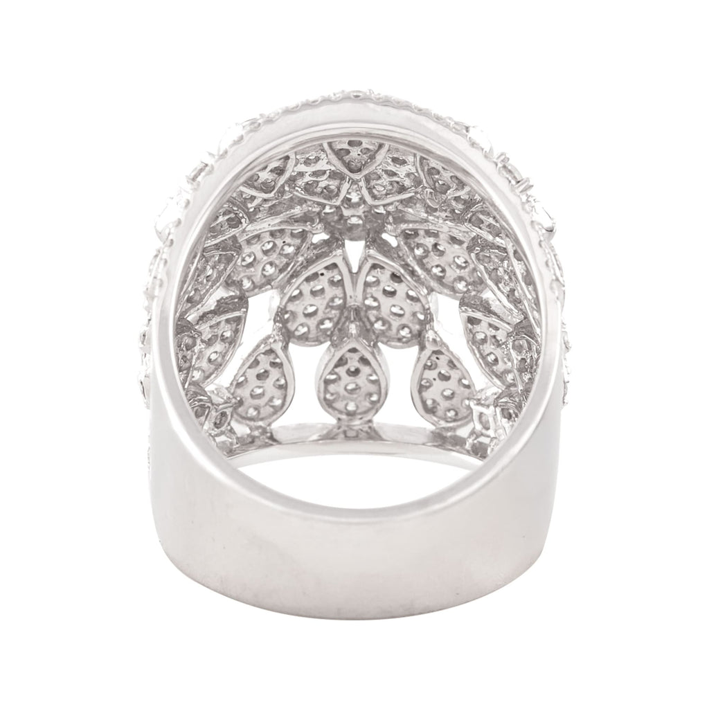 ANILLO FLOR CON DIAMANTES