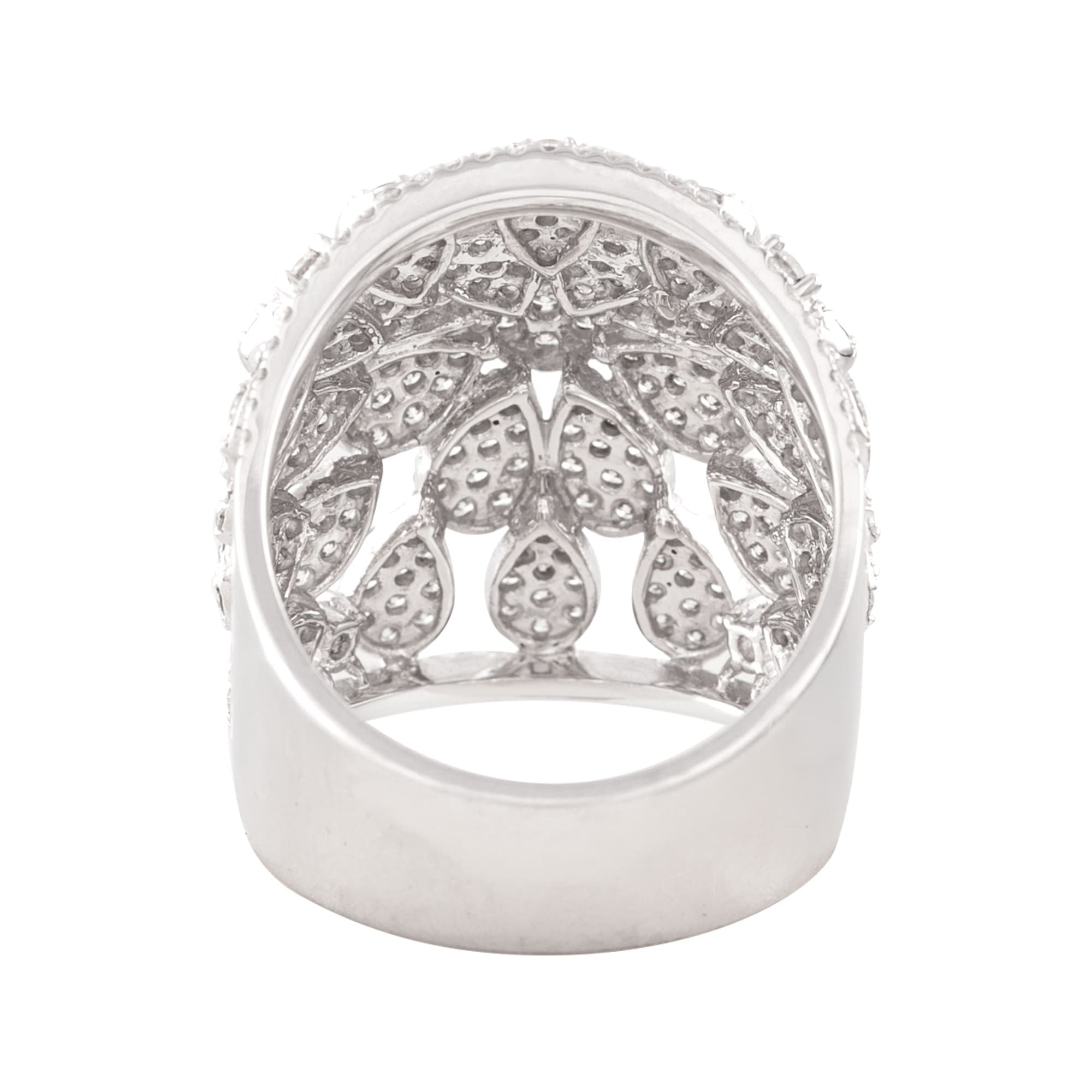 ANILLO FLOR CON DIAMANTES