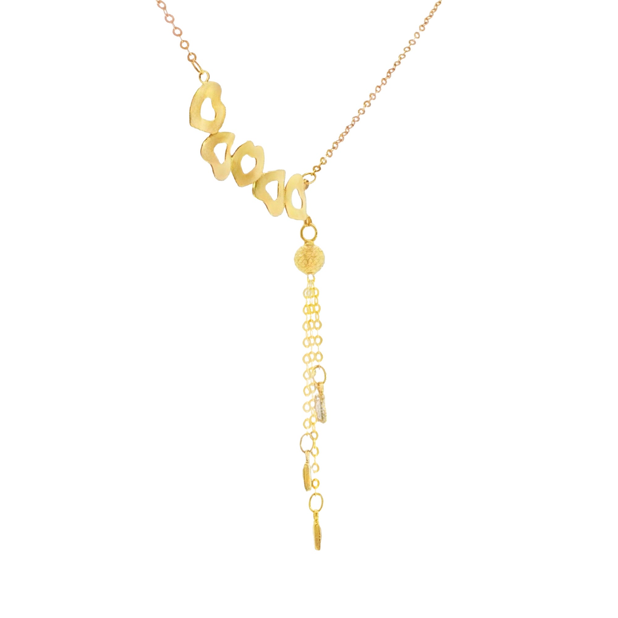 GARGANTILLA CORAZONES CON ZIRCONES