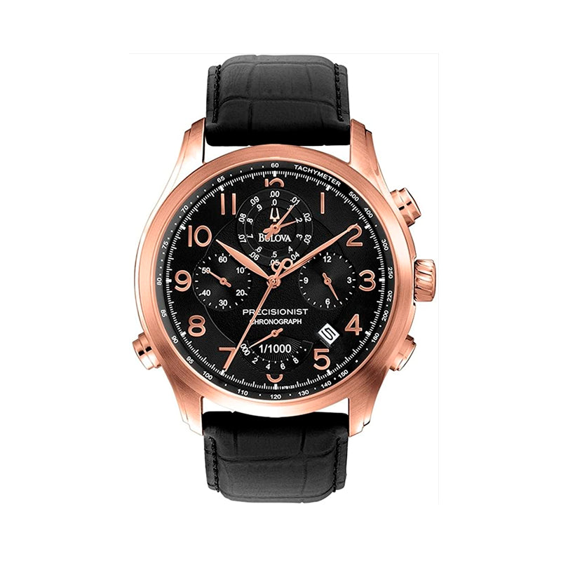 Reloj Bulova Precisionist Black Dial 97B122 Caballero
