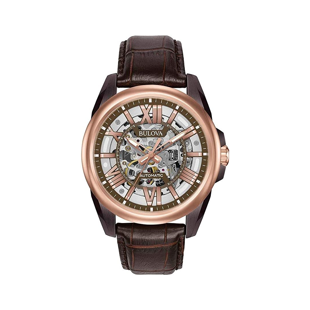 Reloj Bulova Classic Automatic Skeleton -98A165- Caballero