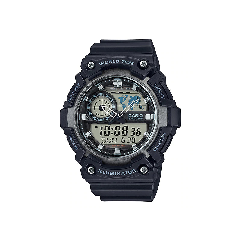Reloj Casio World Time AEQ200W1AV Caballero