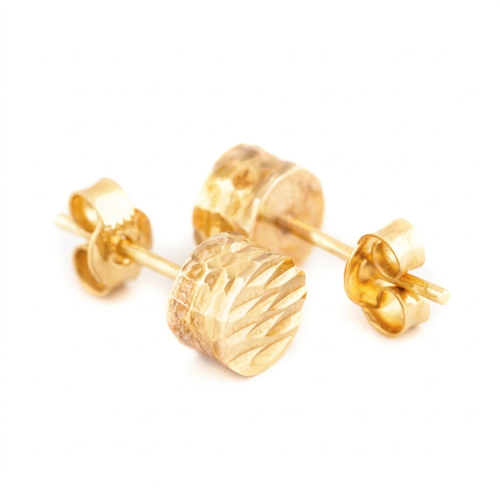 ARETES TAMBOR DIAMANTADO