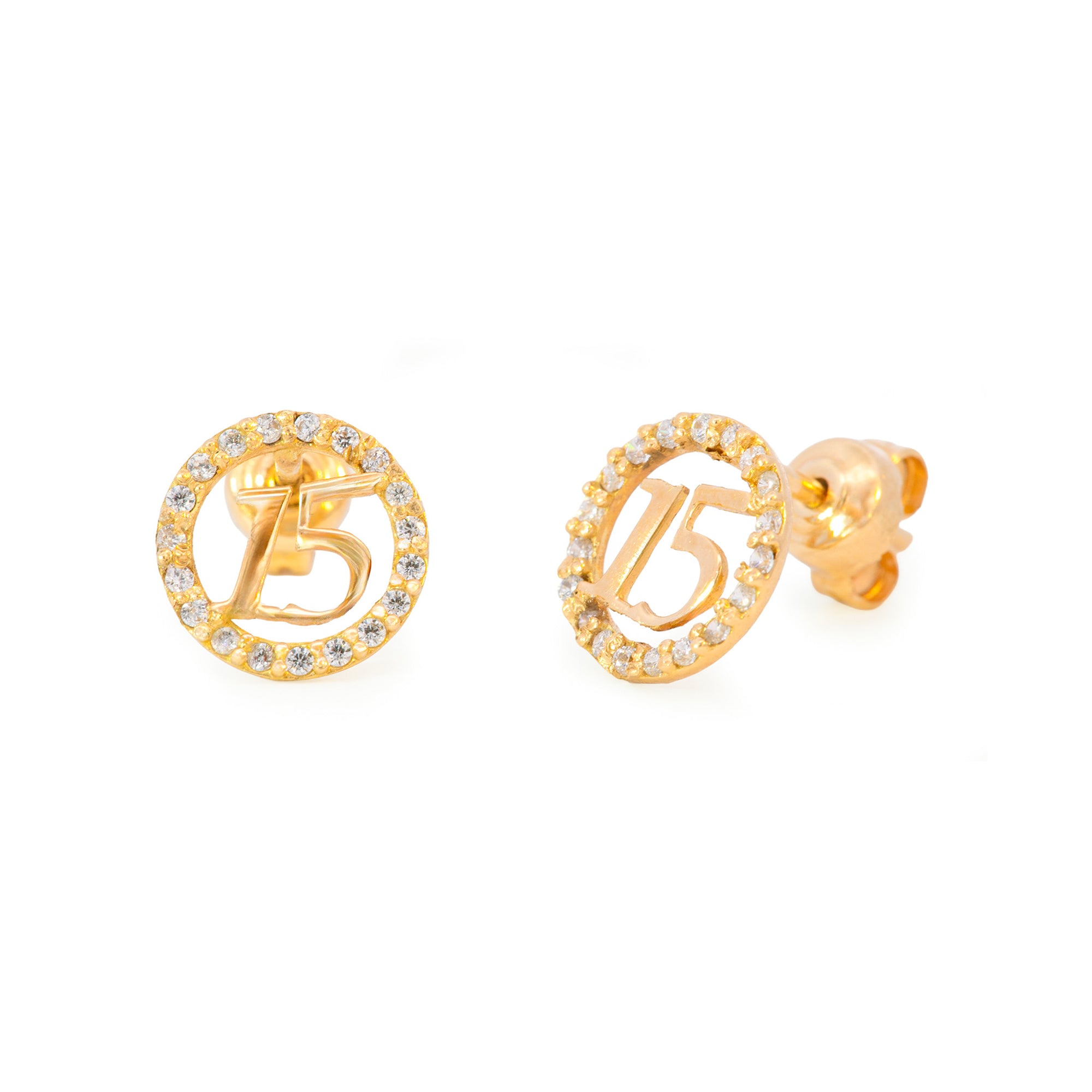 ARETES 15 AÑOS ZIRCONES