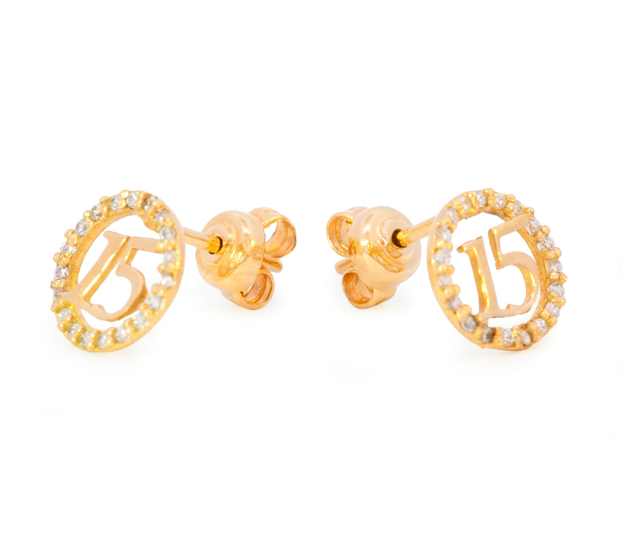 ARETES 15 AÑOS ZIRCONES