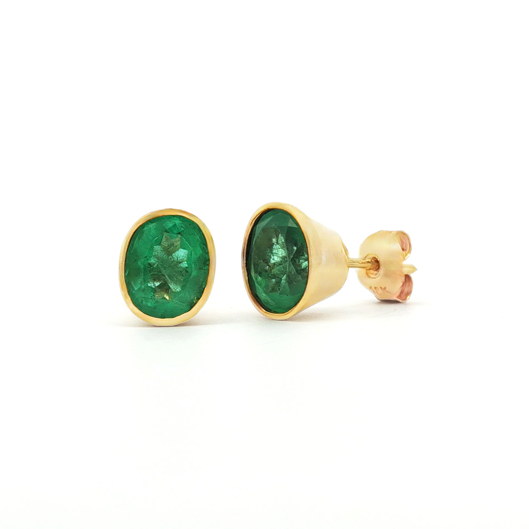 ARETES ESMERALDA OVAL