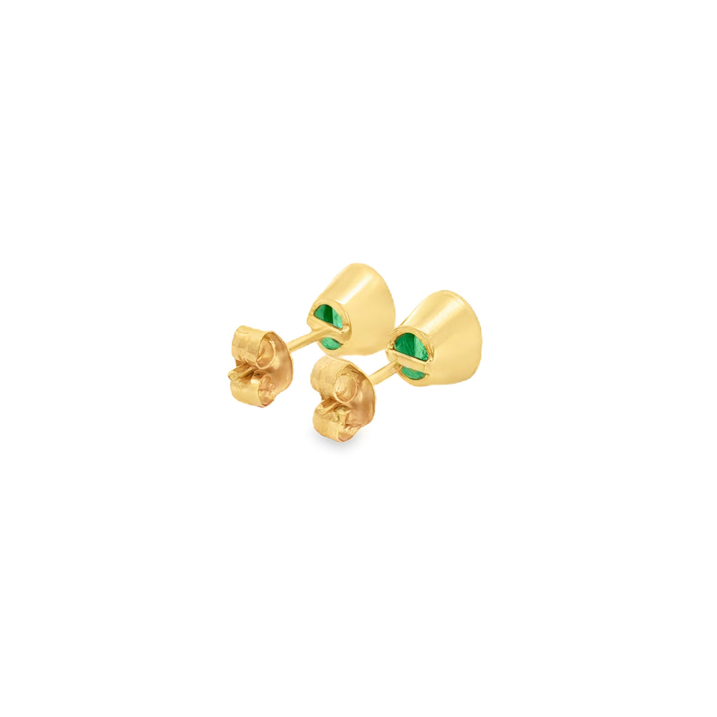 ARETES ESMERALDAS OVALES