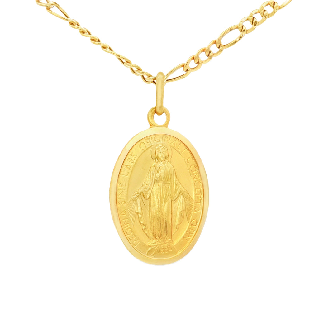 DIJE MEDALLA MILAGROSA OVAL 2.4 CM