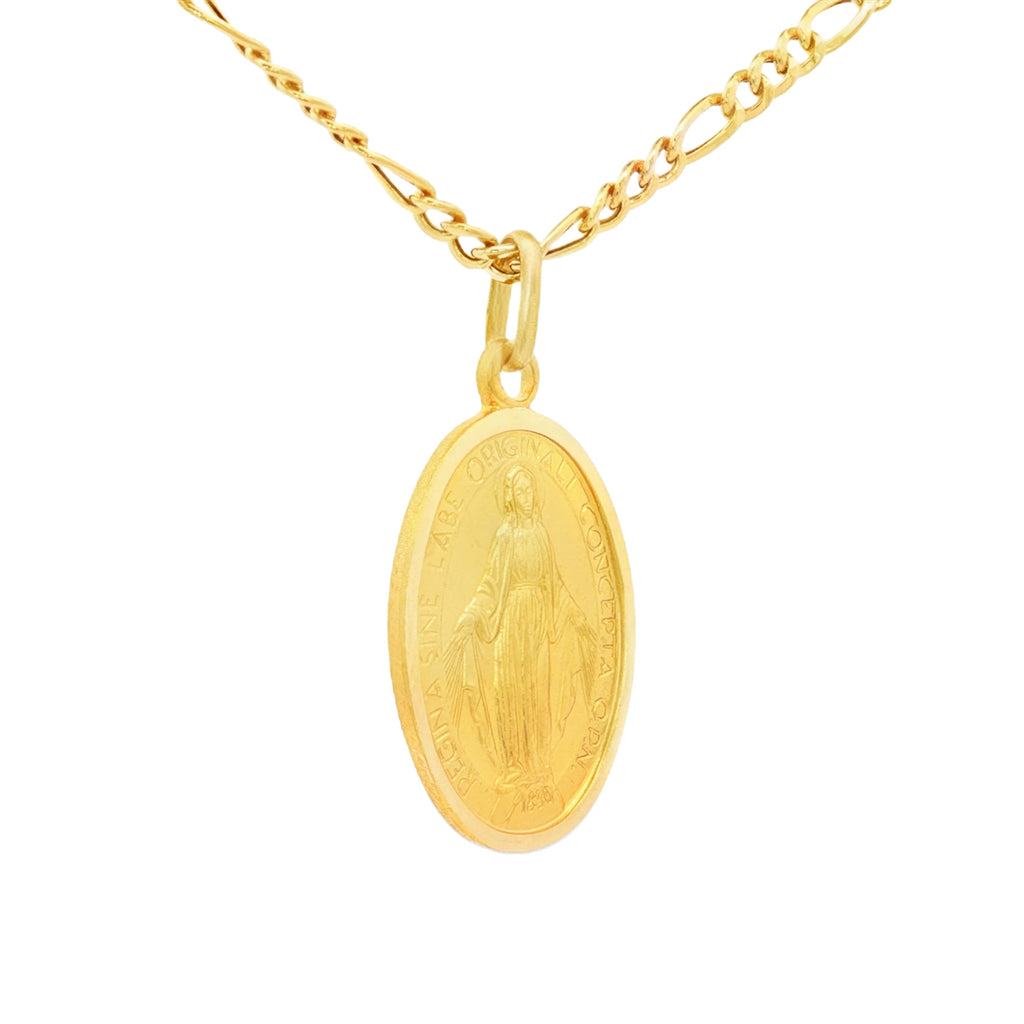DIJE MEDALLA MILAGROSA OVAL 2.4 CM