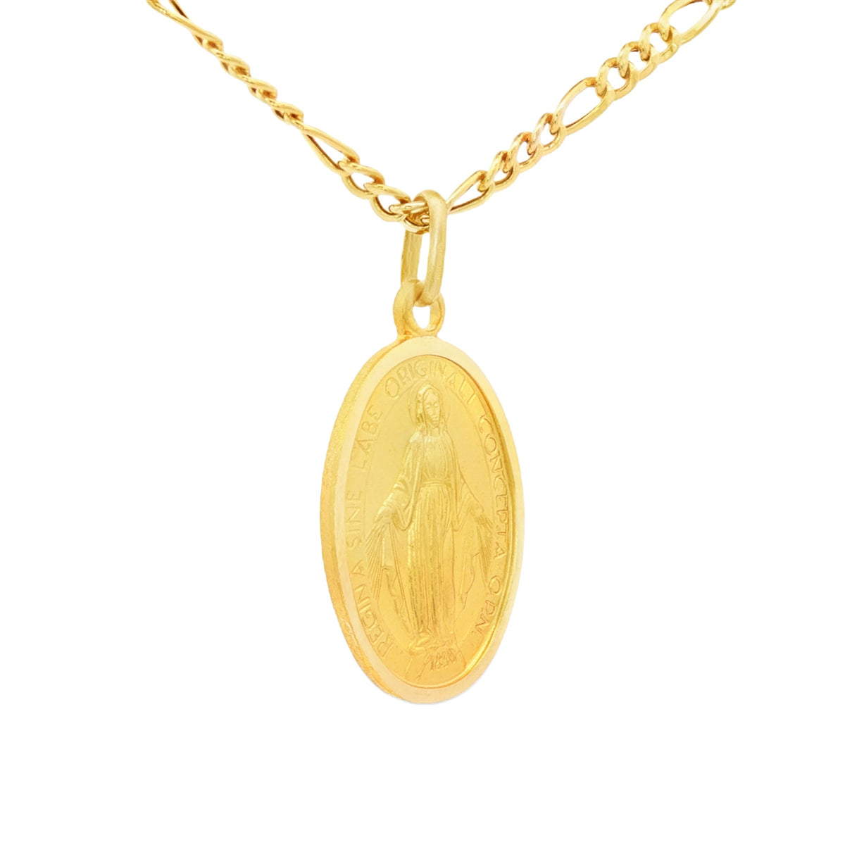 DIJE MEDALLA MILAGROSA OVAL 2.4 CM