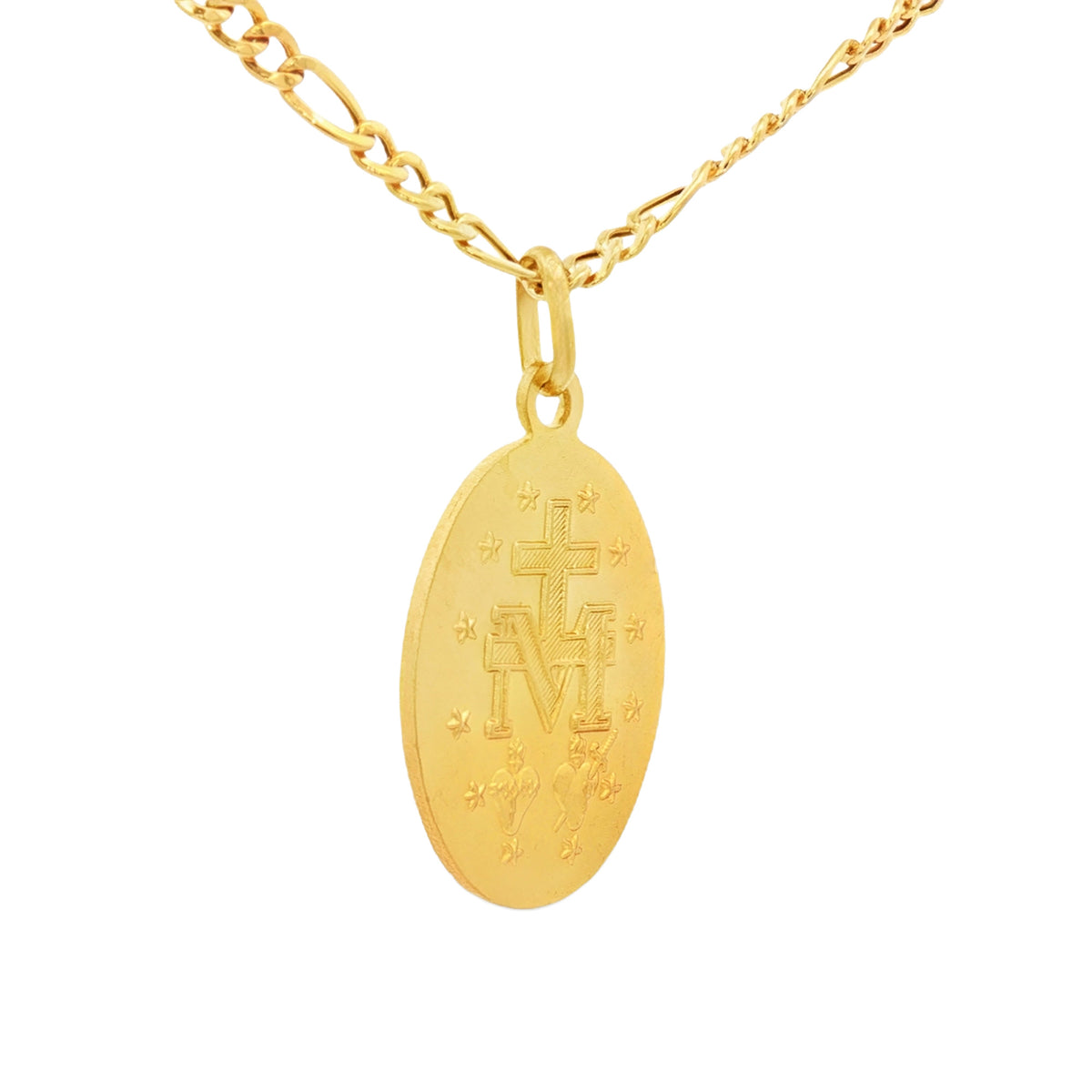 DIJE MEDALLA MILAGROSA OVAL 2.4 CM