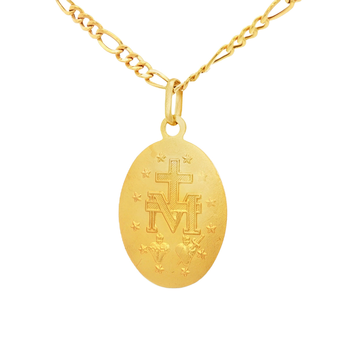 DIJE MEDALLA MILAGROSA OVAL 2.4 CM