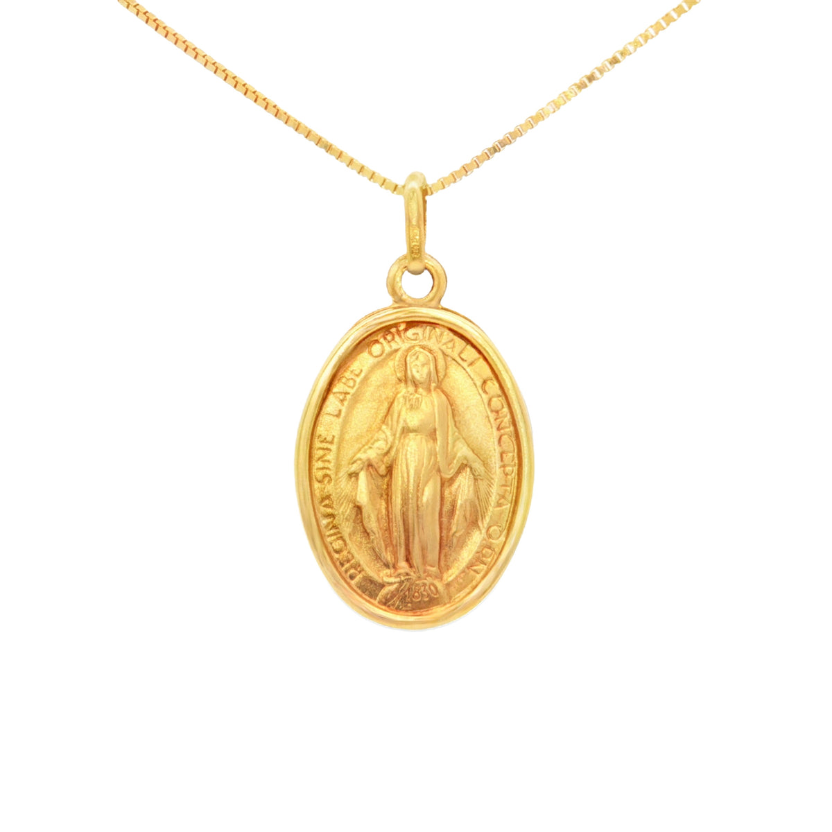 DIJE MEDALLA MILAGROSA OVAL 2.4 CM