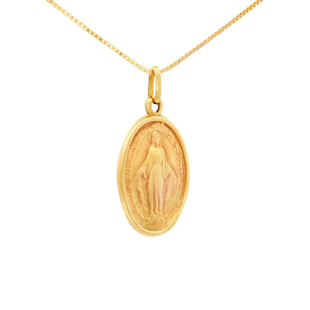 DIJE MEDALLA MILAGROSA OVAL 2.4 CM